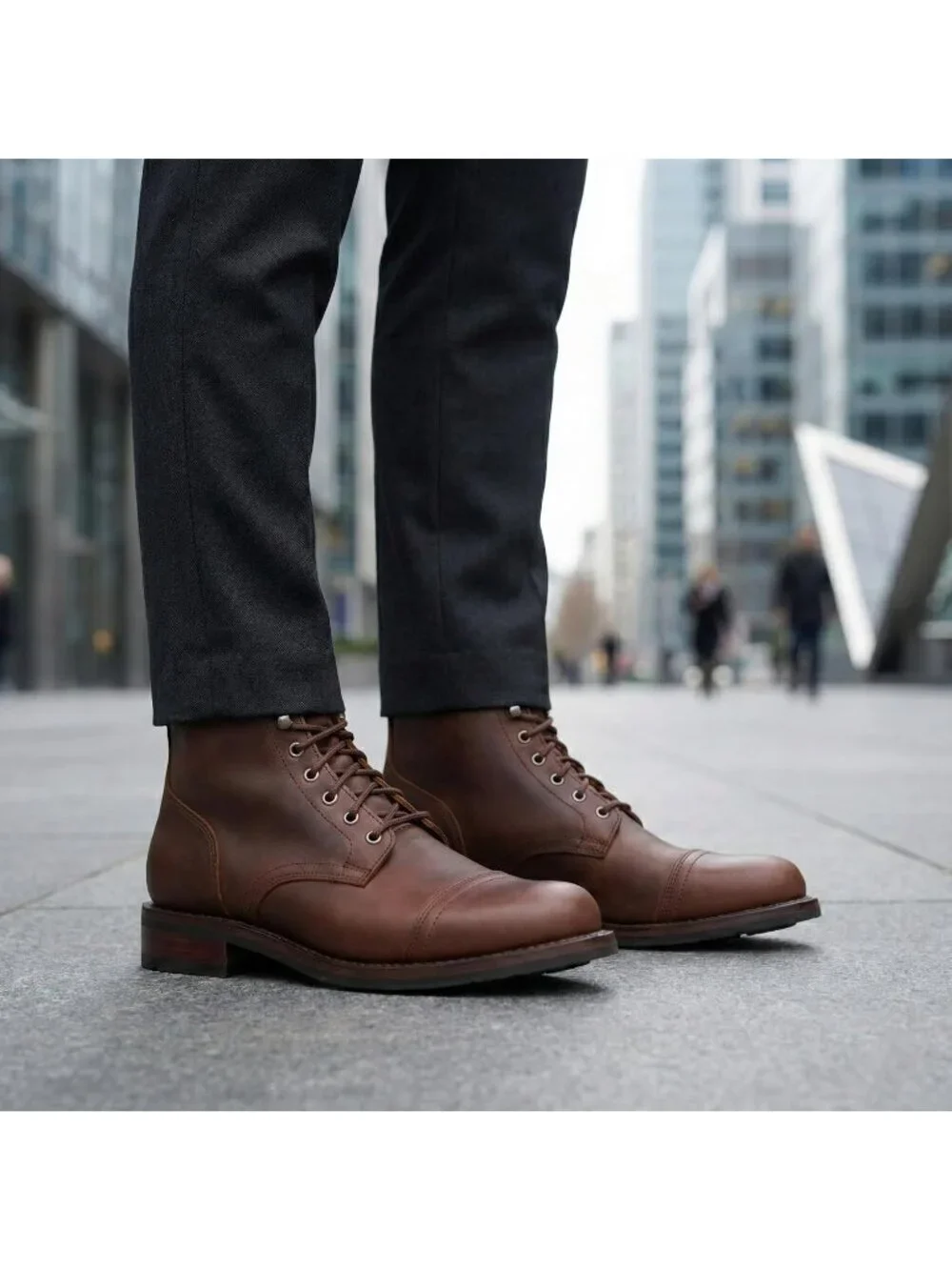 Men's Arizona Adobe Pull Up Cap Toe Comfort Heritage Oxford Ankle Chukka Boot